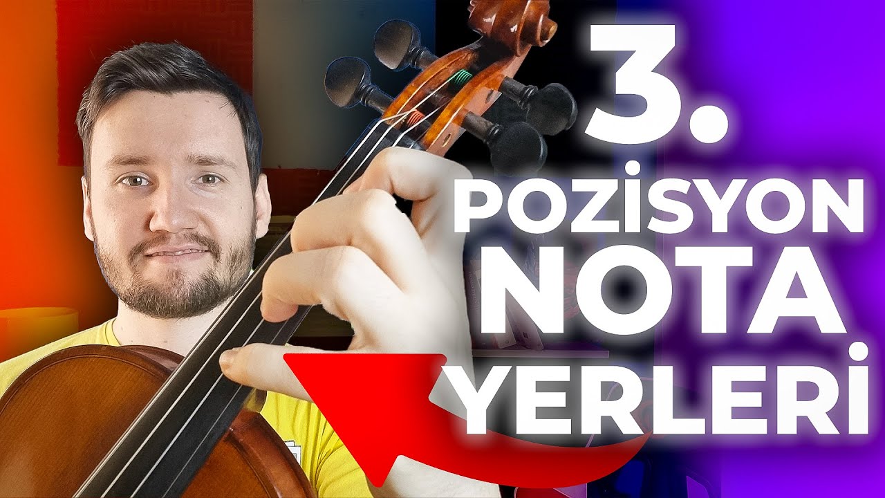 10 DAKİKADA ÇÖZ! | Kemanda 3. Pozisyon | Kemanda Nota Yerleri