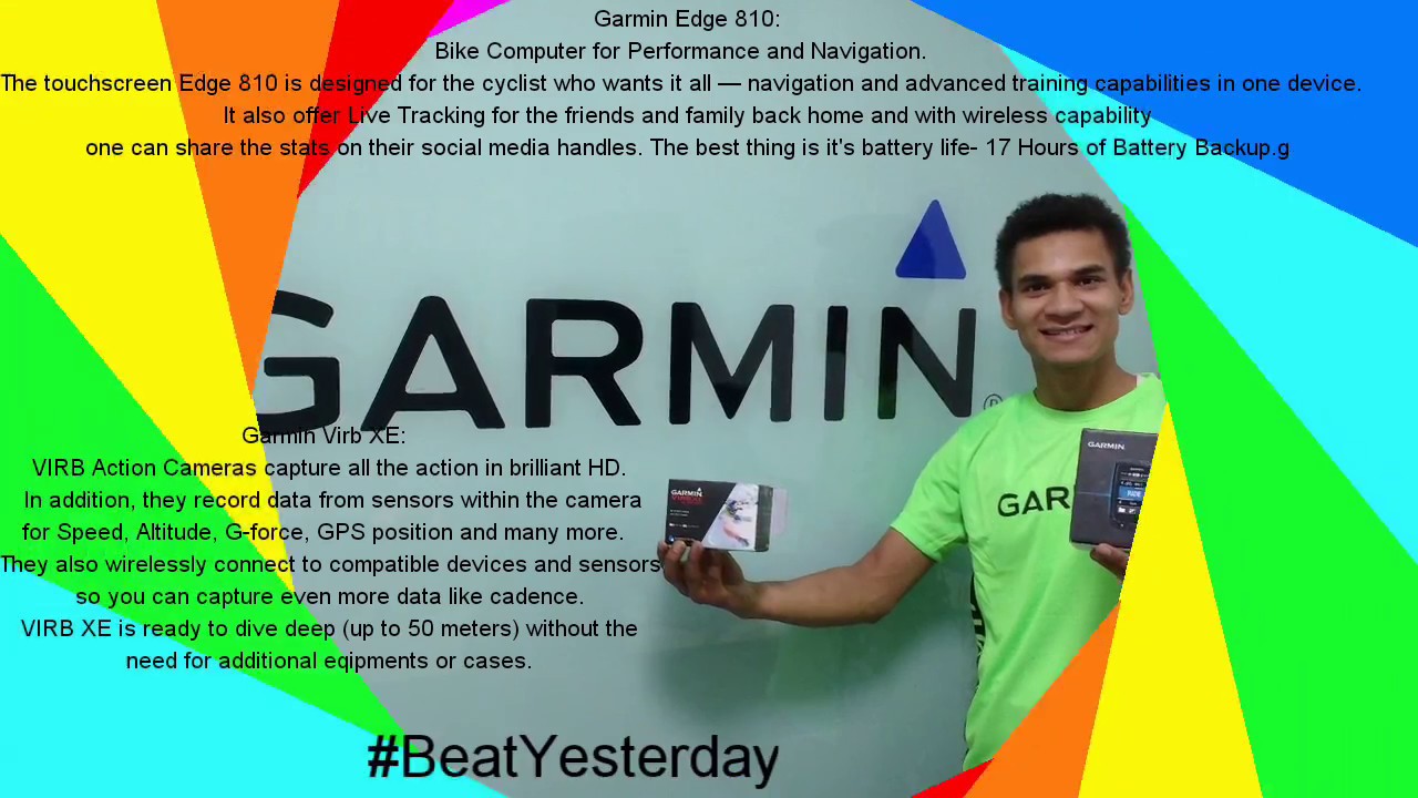 Know Your Bicycle : Showcasing Garmin Edge 810 & Garmin VIRB XE : Deadly Combination #BeatYesterday
