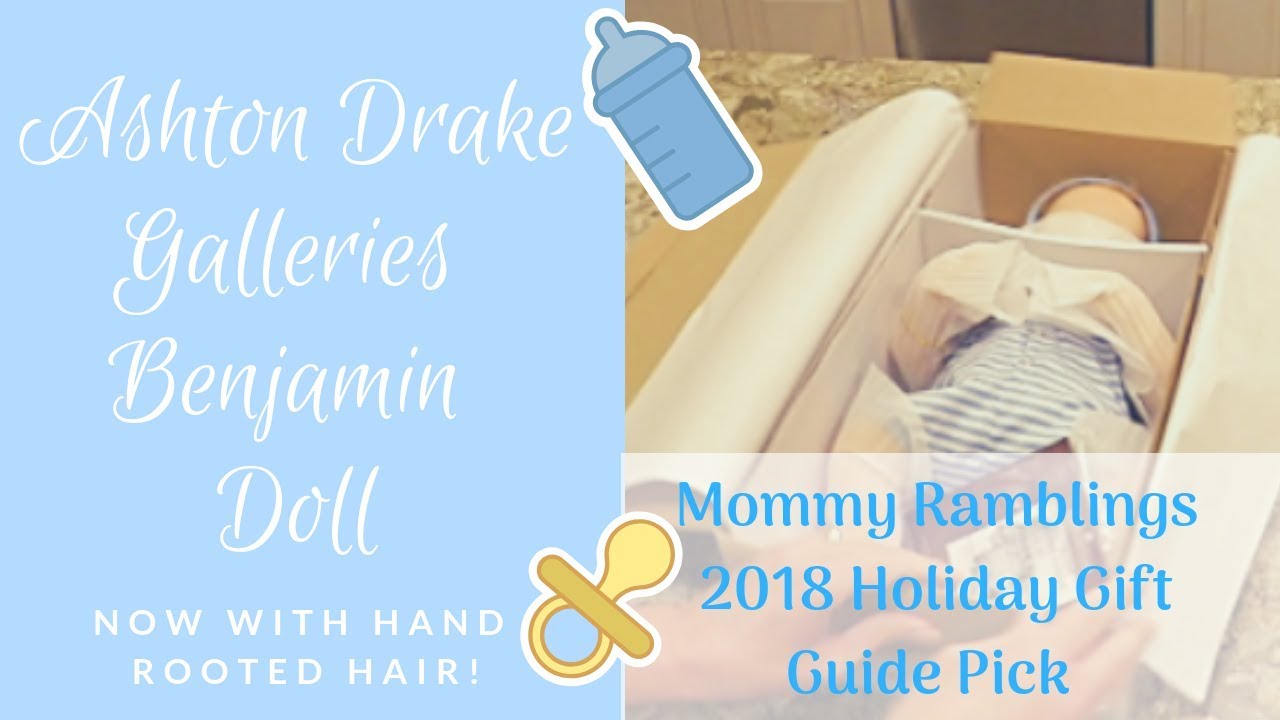 Ashton Drake Benjamin Doll Unboxing With NEW HAND ROOTED HAIR