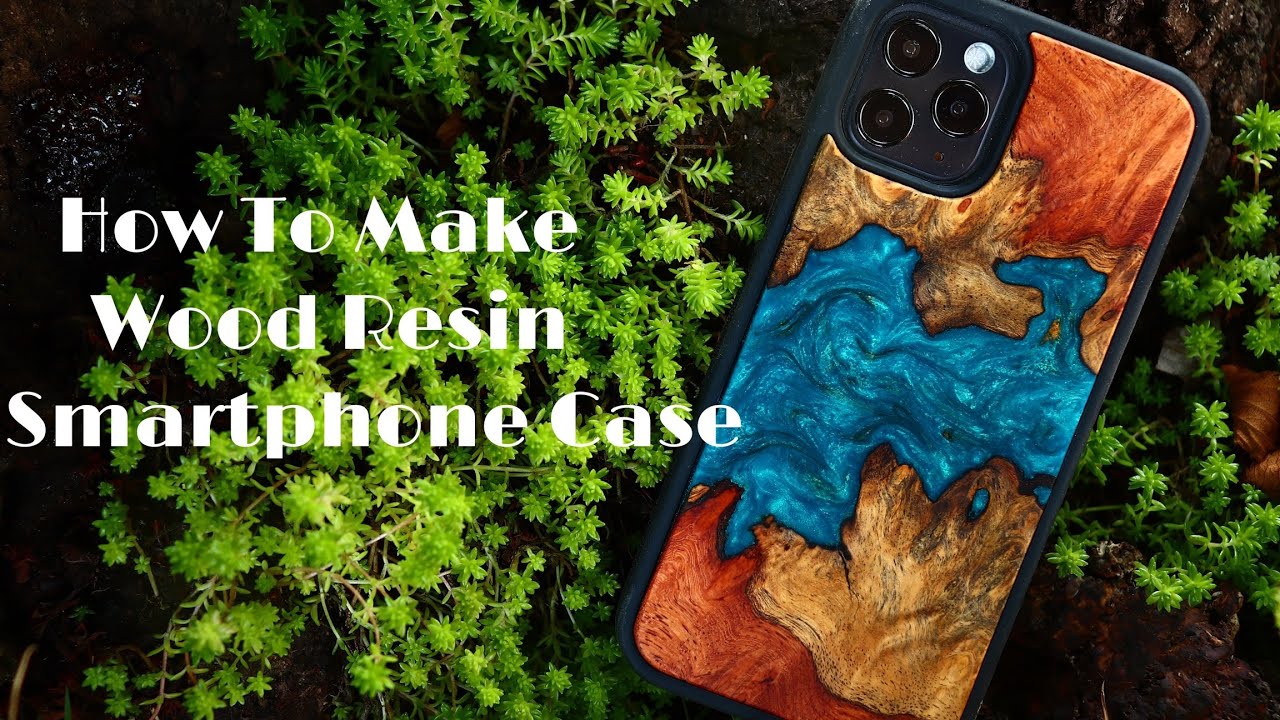 How To Make Wood Resin Smartphone Case. /ウッドレジンiPhoneケースの作り方。
