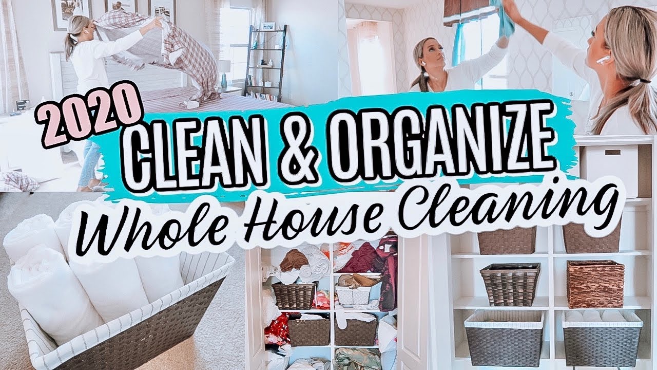 ULTIMATE WHOLE HOUSE CLEAN WITH ME | EXTREME ORGANIZATION MOTIVATION | SPEED CLEANING 2020