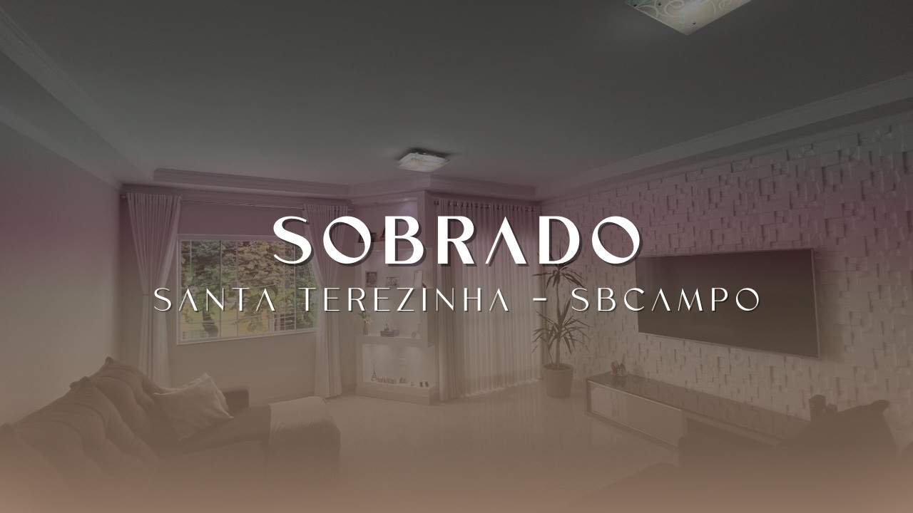 Sobrado de 209m² com 3 suítes e 4 vagas  - Santa Terezinha - São Bernardo do Campo/SP