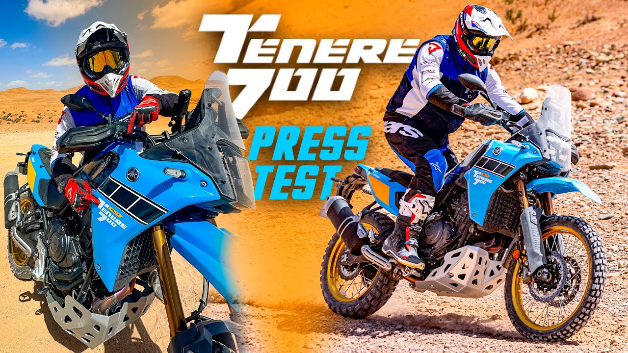 NEW 2025 TENERE' 700 RALLY - Test in MAROCCO #tenere700 #adventurebike