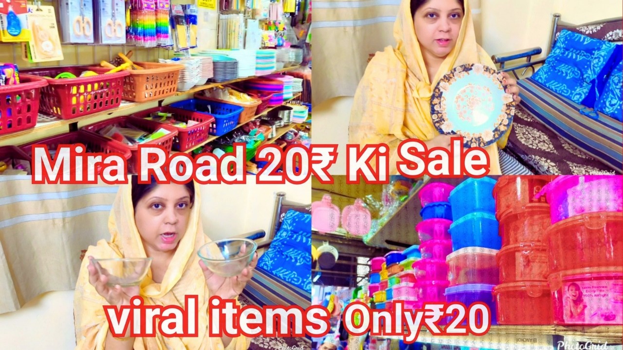 Mira Road 20₹ Ka Sale | Viral Items Only₹20 | Fat Cutter Drink Recipe.