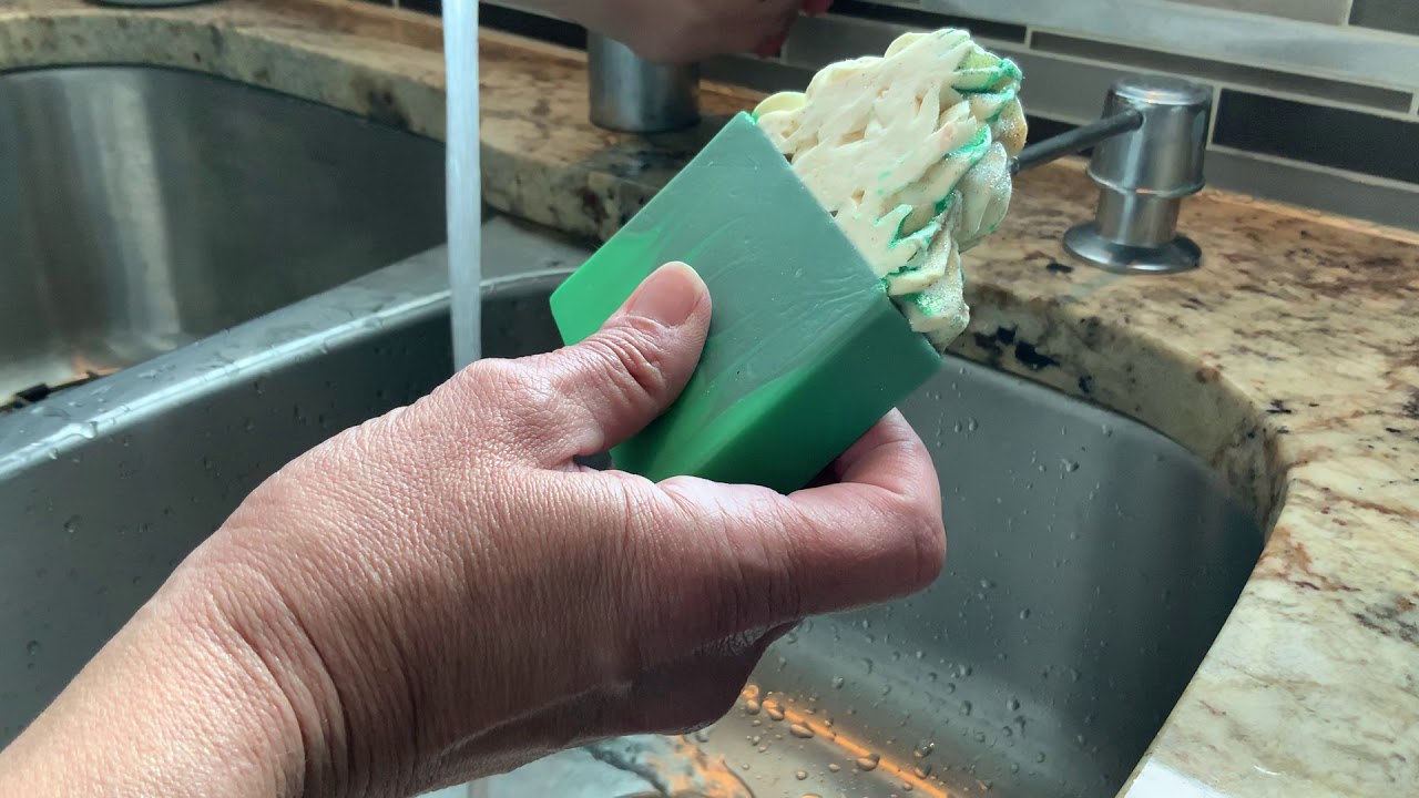Lather test for Royalty Soaps !!  lots of bubbles !