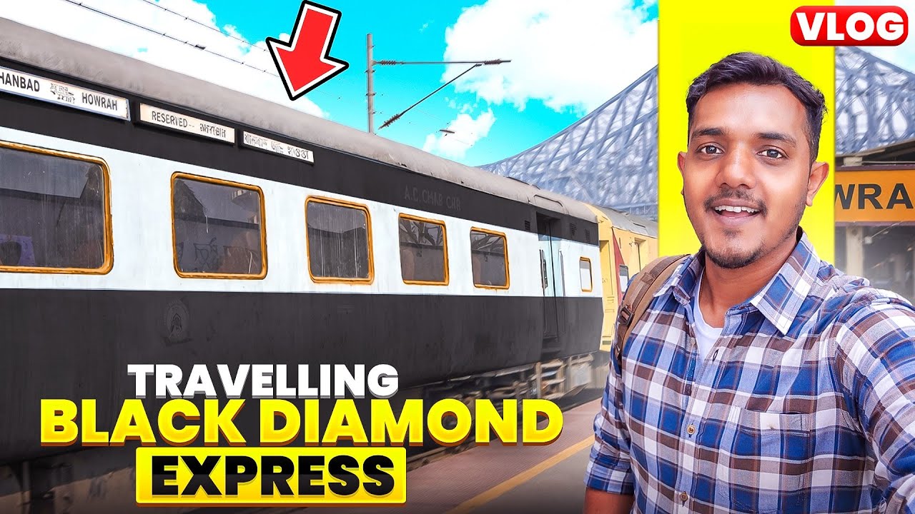 Today I'm Traveling kolkata's Most Popular Train BLACK DIAMOND 💎 SF Express 22388