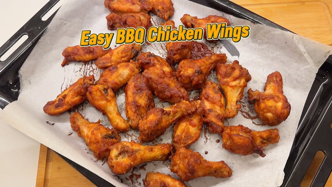 Crispy BBQ Chicken Wings in the Oven (No Frying!) | Must try