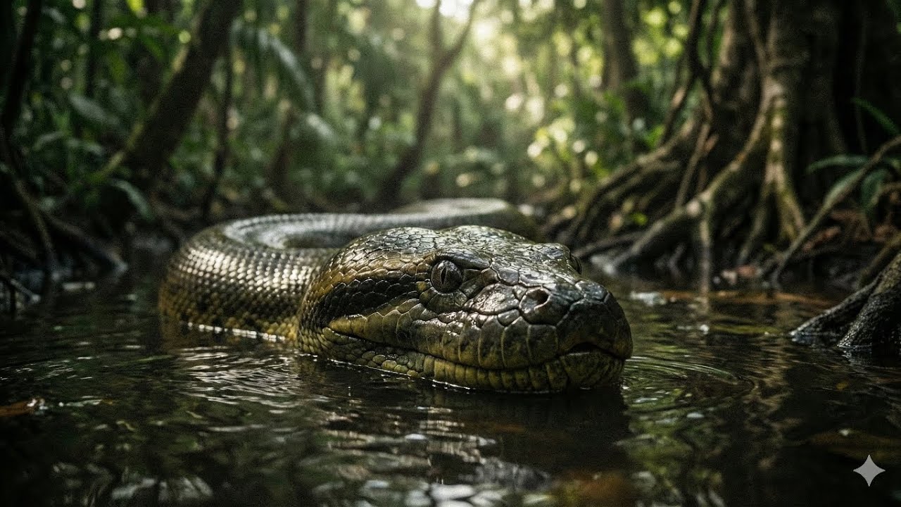 AMAZON JUNGLE BIG SNAKE 😱