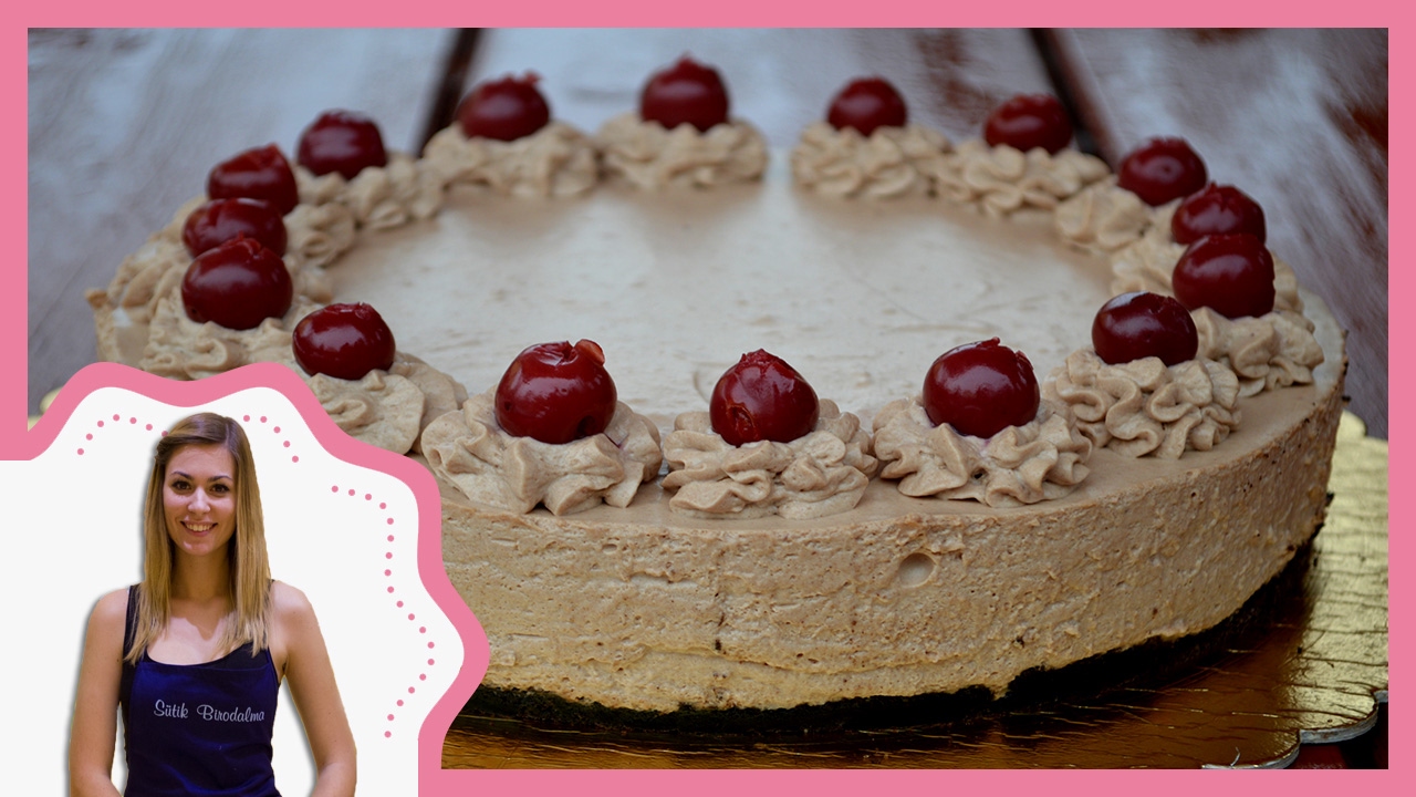 Meggyes csoki mousse torta elkészítése recepttel - Sütik Birodalma