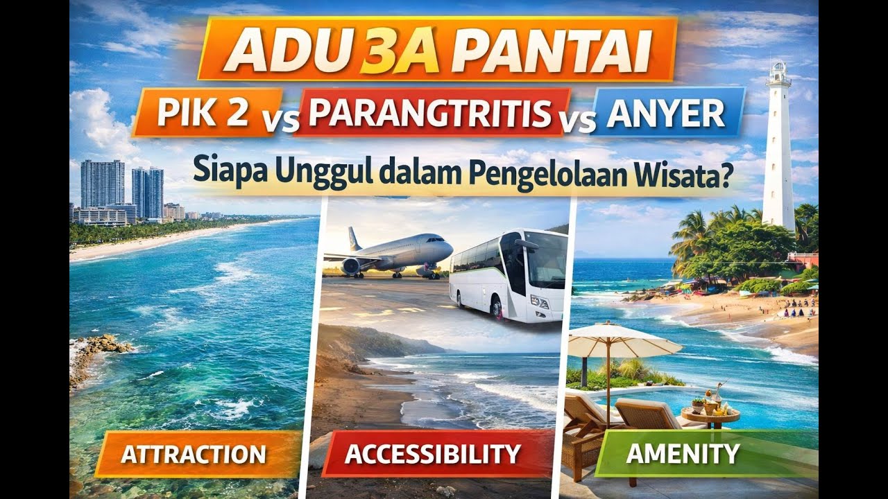 ADU 3A PANTAI: Ancol vs Parangtritis vs Anyer: Siapa Unggul dalam Pengelolaan Wisata?