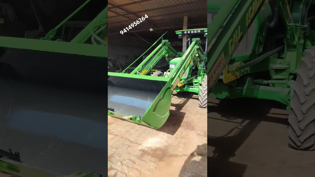 LOADER JOHN DEERE TRACTOR 4X4 VIDEOS NEW LOADER NEW DALL ENGINEERING WORKS #loader #