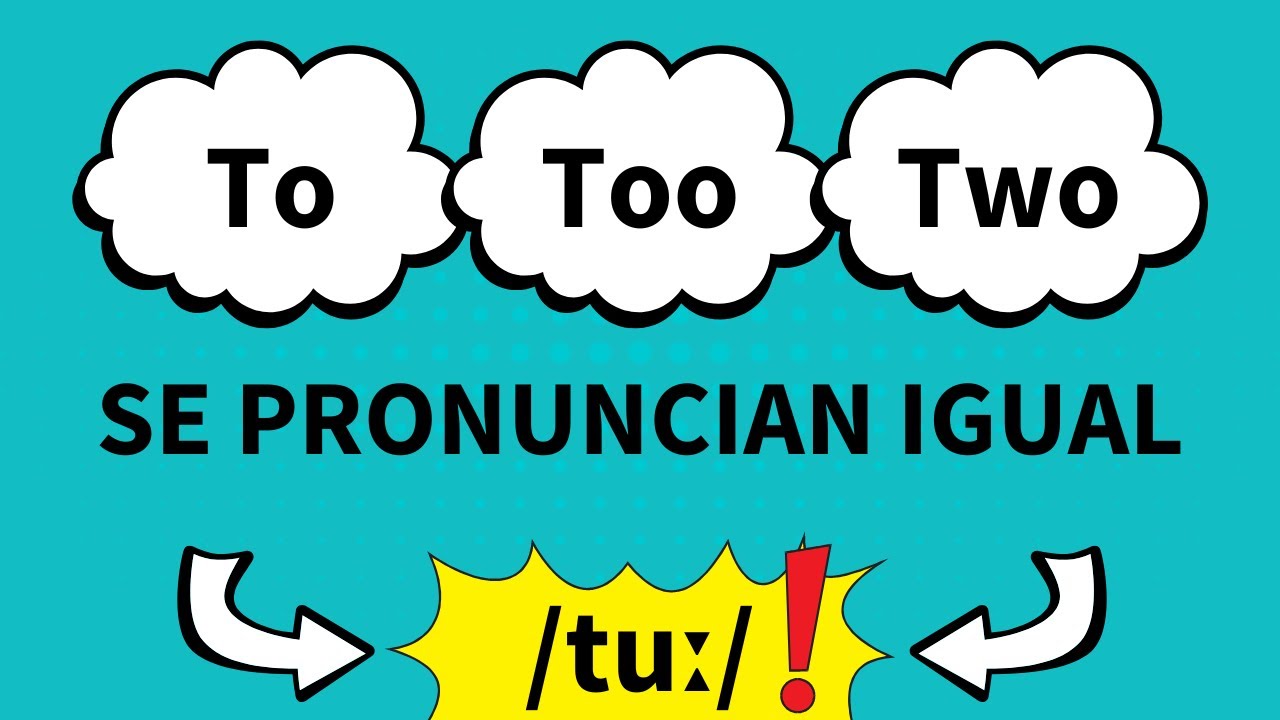Palabras que se pronuncian igual en Inglés