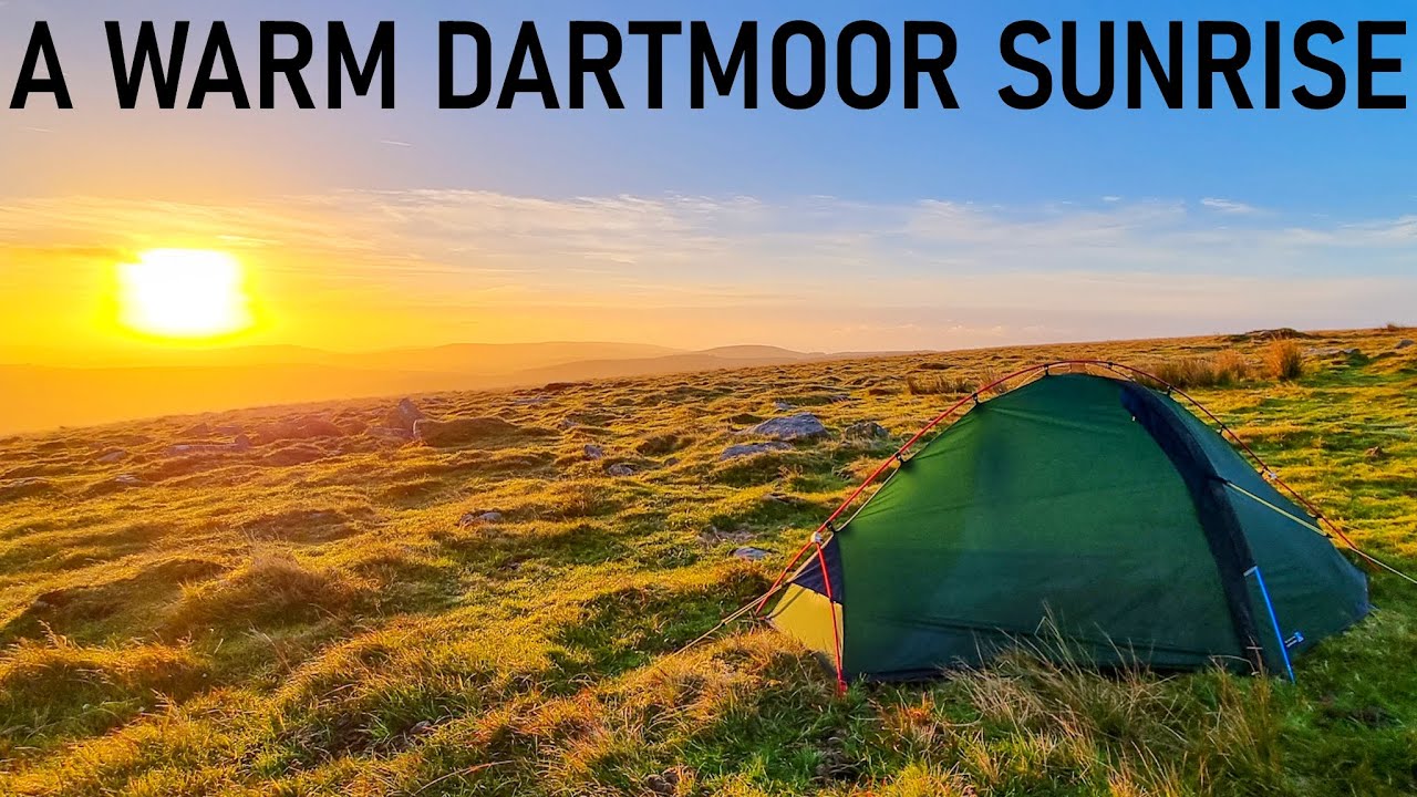 Solo autumn Dartmoor wild camp | Watern Tor | Terra Nova Southern Cross 1 footprint