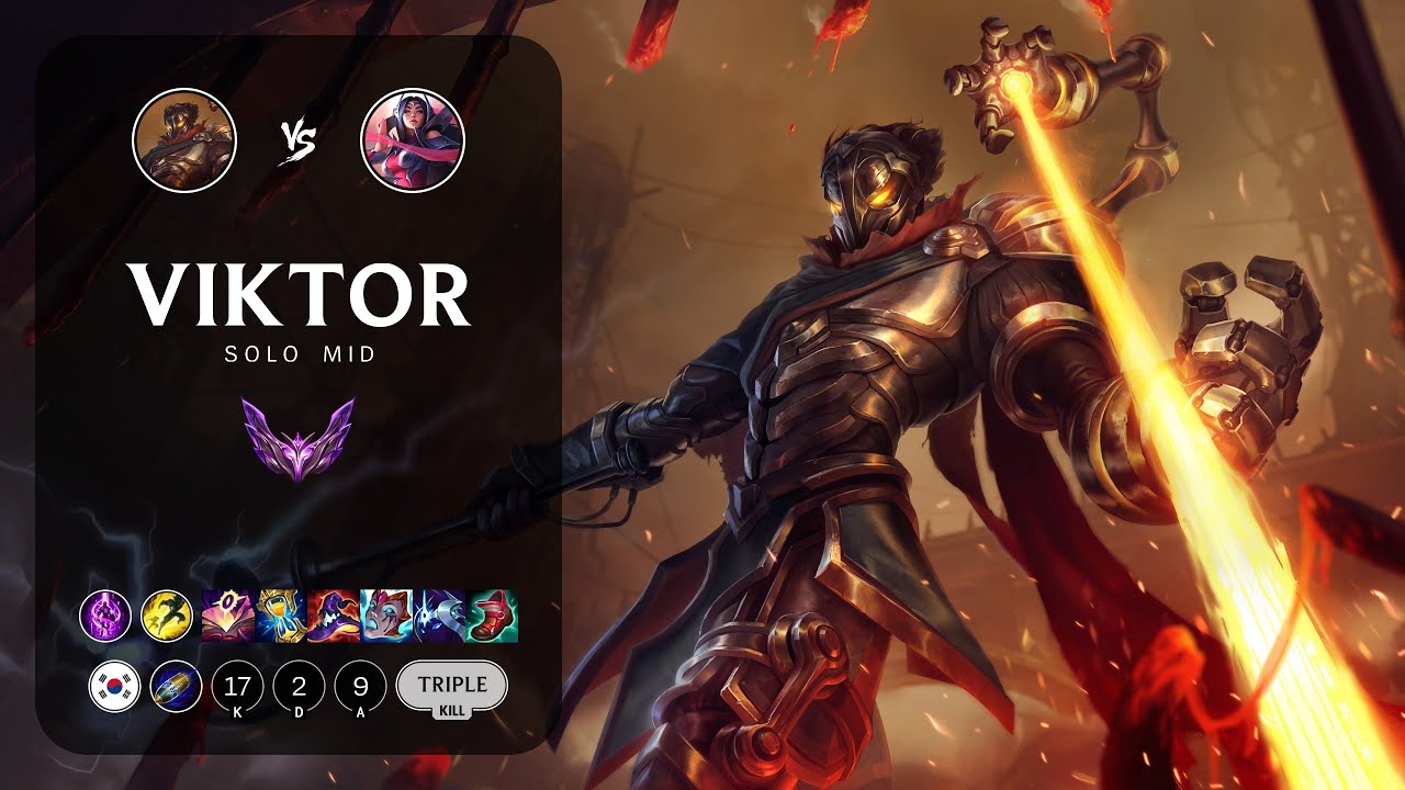 Viktor Mid vs Irelia - KR Master Patch 13.9