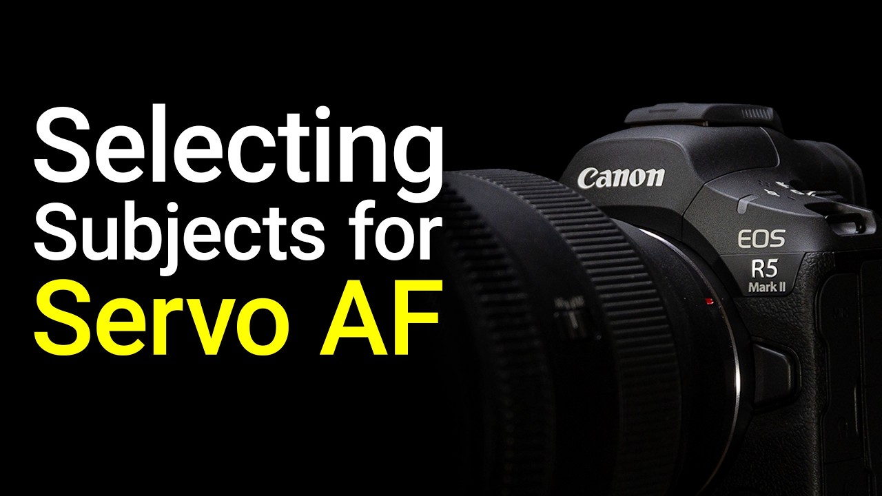 Selecting a Subject for Tracking with Servo AF - EOS R5 mark II Tip 35