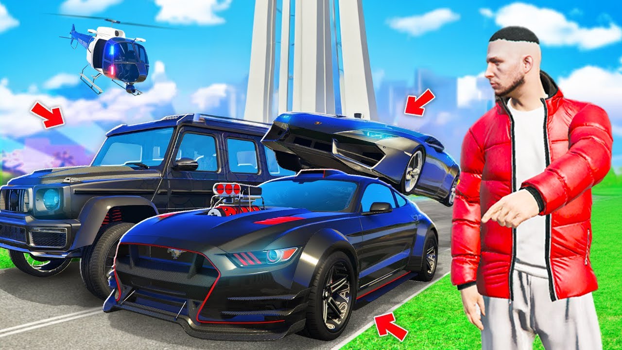 ich FINDE alle GEHEIMEN POLZEI AUTOS in GTA 5! (Hide & Seek)