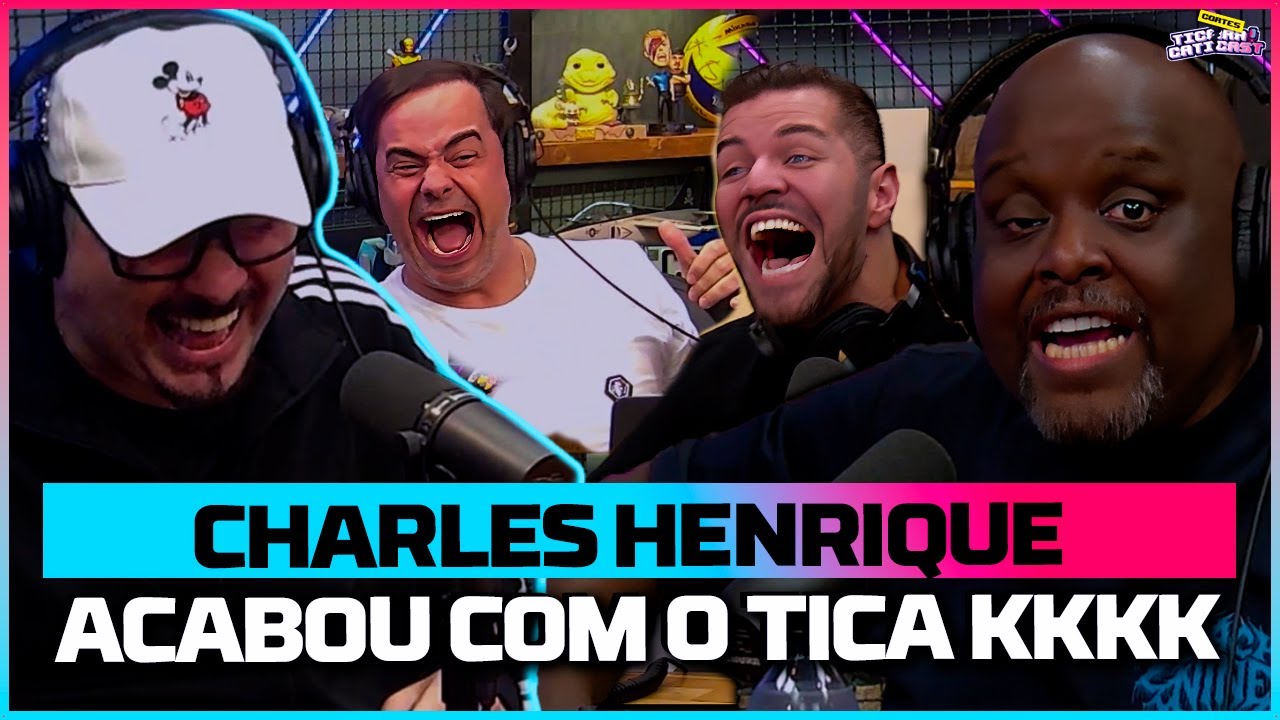 TICA CHOROU DE RIR com CHARLES HENRIQUE!