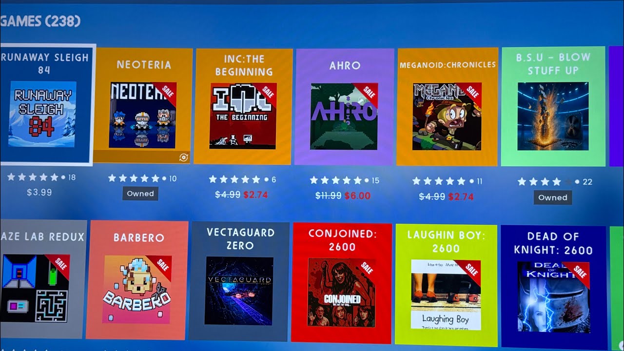 Огромная рождественская распродажа игр для Atari VCS!!!
