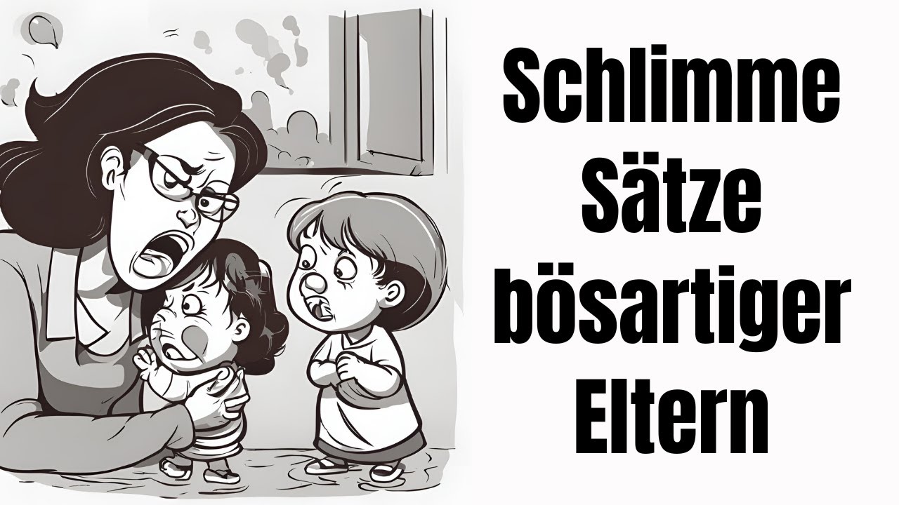 Die schlimmsten Sätze bösartiger Eltern, die deine Seele für immer zerstören!