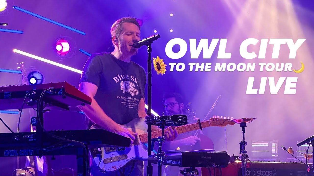 OWL CITY LIVE — To the Moon Tour in Portland, Oregon (SONG TIMES IN DESCRIPTION)