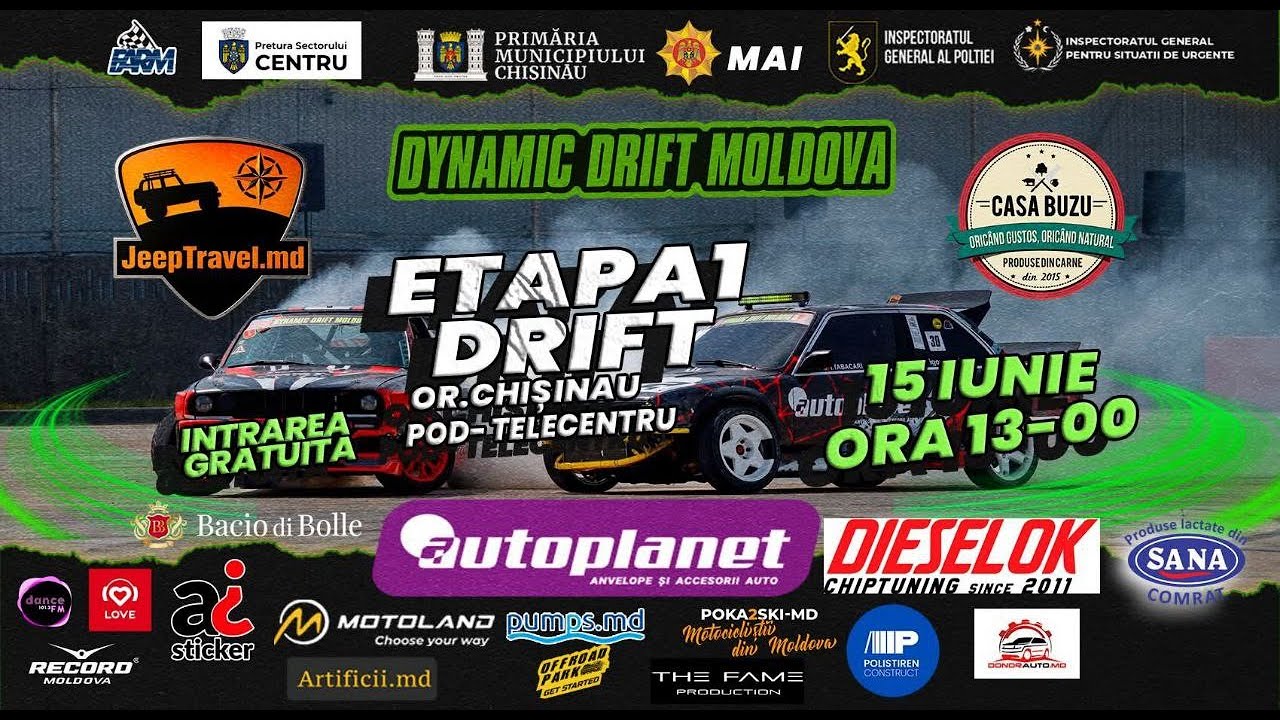 Dynamic Drift Moldova 2025. Etapa 1. 15.06.2025