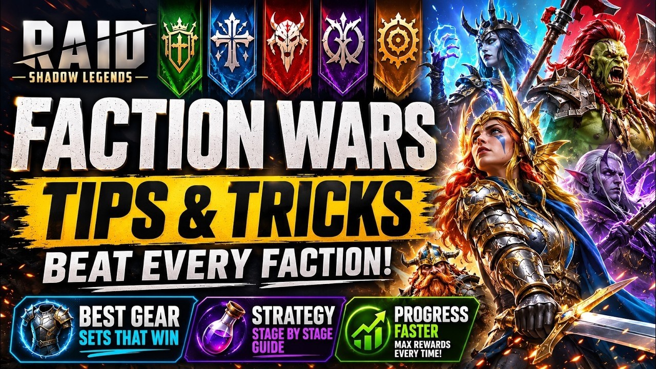 Raid Shadow Legends: Clan Guides | FACTION WARS - GENERAL TIPS & TRICKS!