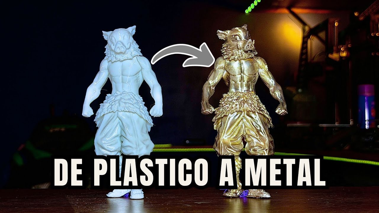 Cómo cromar impresiones 3D paso a paso | Acabado metálico con efecto espejo