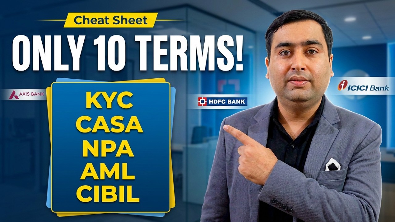 Private Bank Job Interview Questions and Answers 2026 | Learn Only These 10 Banking Terms ✅