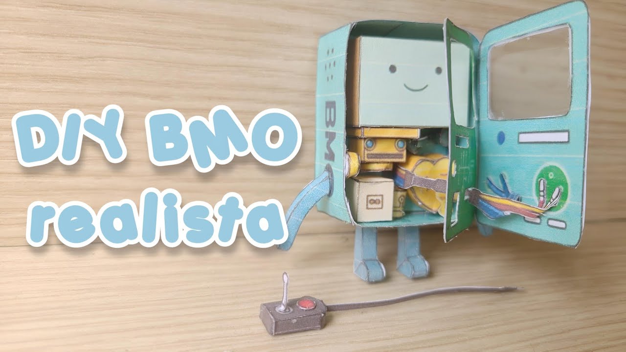 DIY BMO realista |BMO papercraft 💗