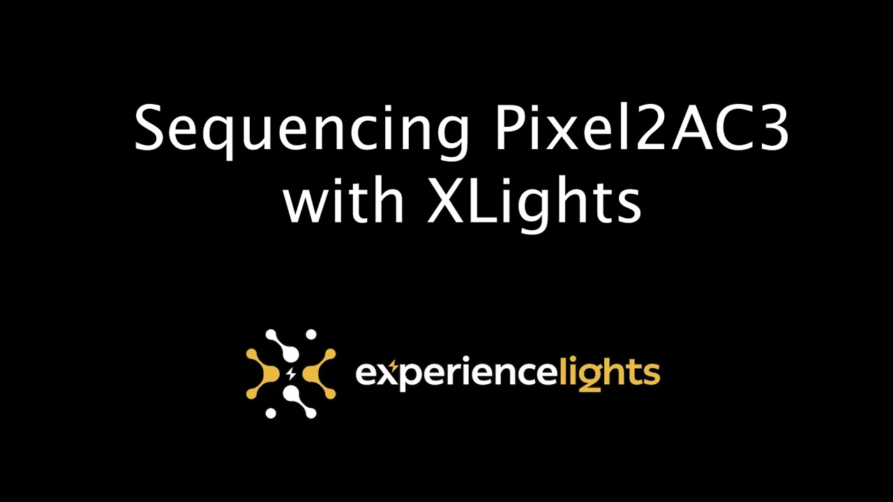 How to sequence Pixel2AC3 in xLights