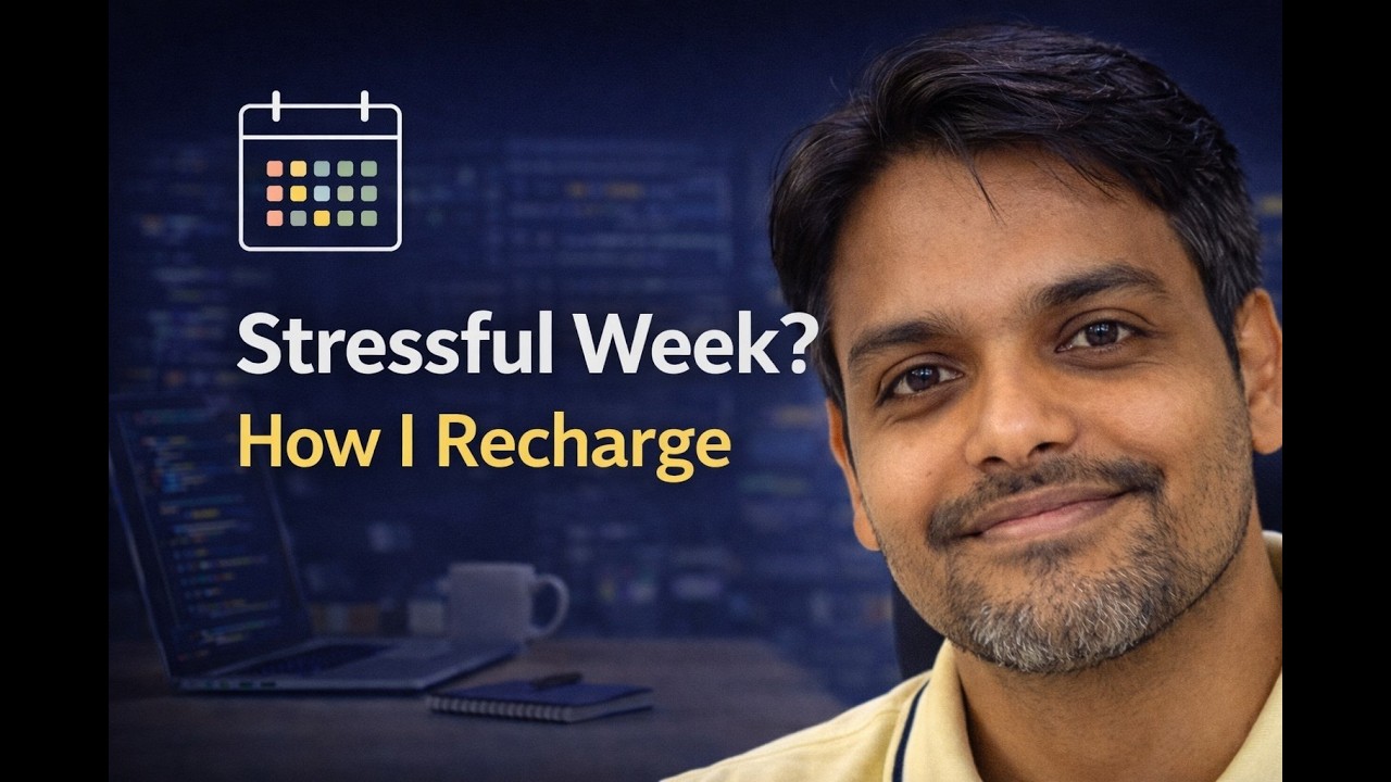 How I Recharge After a Stressful Week | Working Professional Life