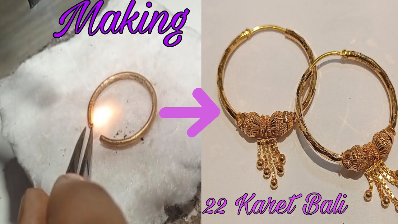 How To Make 22K Gold Bali/Sone Ki Bali Kaise Banate Hai