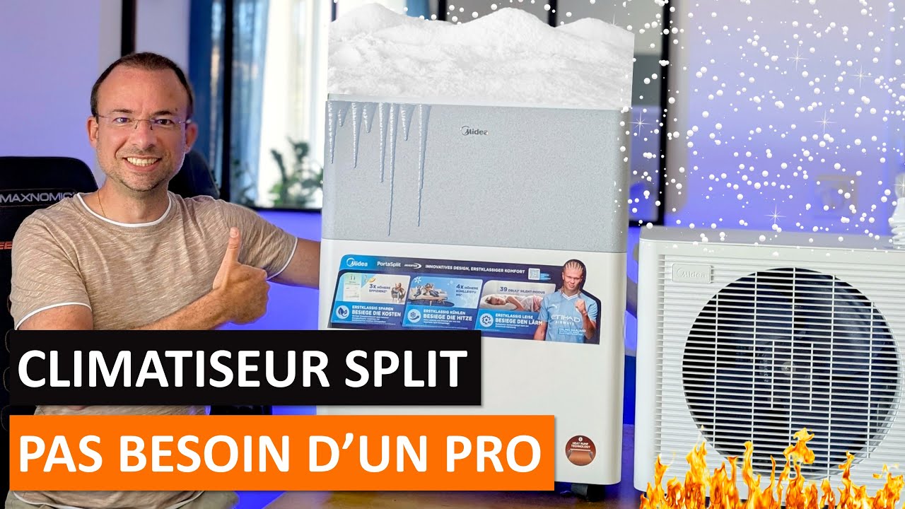 Le climatiseur Split sans installateur ❤️ MIDEA Mobile Split