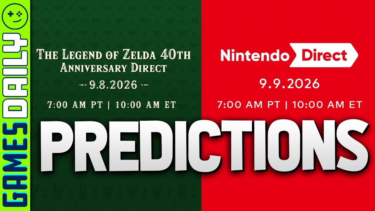 Nintendo Direct & Zelda Predictions (September 2026) - Kinda Funny Games Daily 09.04.26