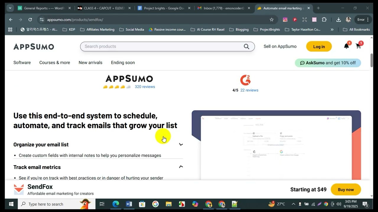 Sendfox Review 2025 | Schedule and automate affordable email marketing tool | Lifetime Deal at $49
