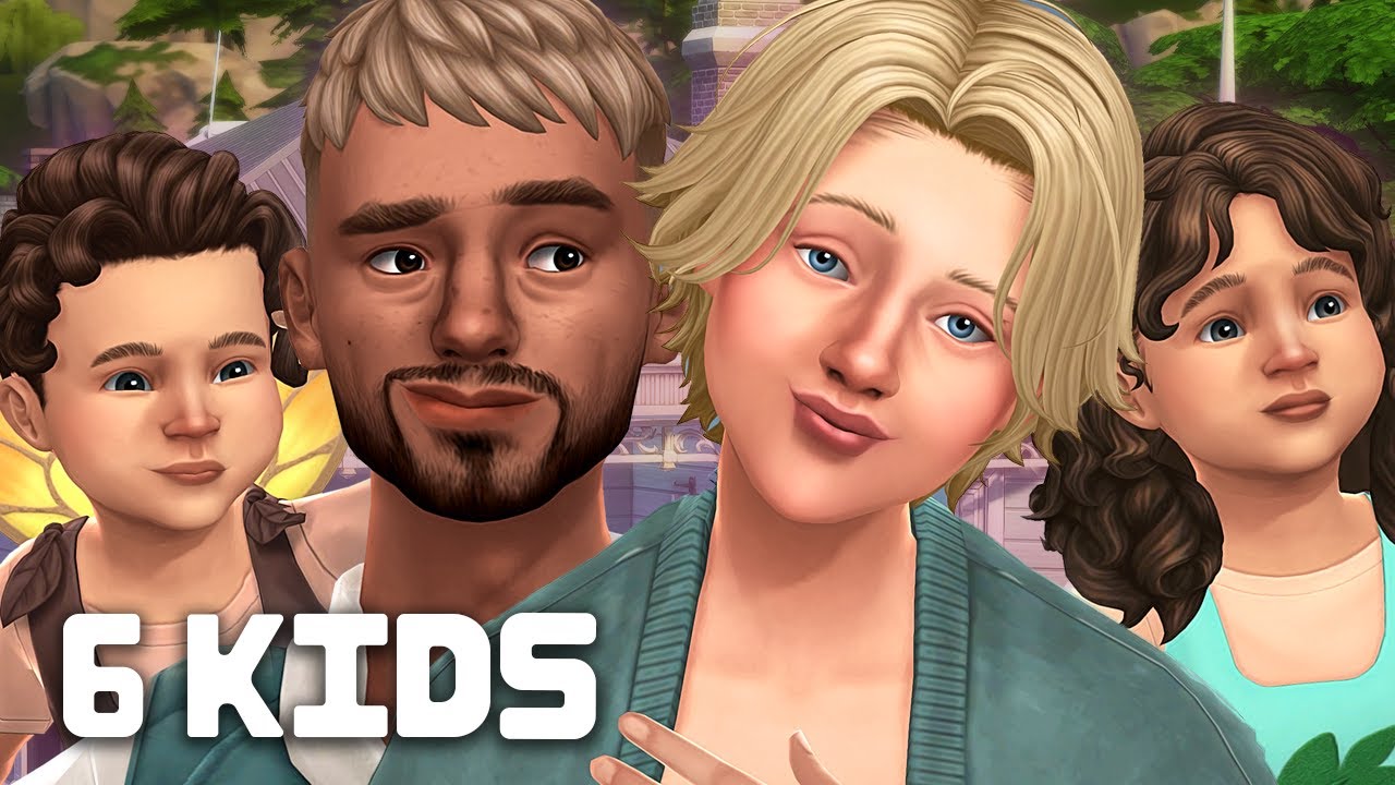 Raising 6 Kids in The Sims 4! (Sims 4 Full Stream)