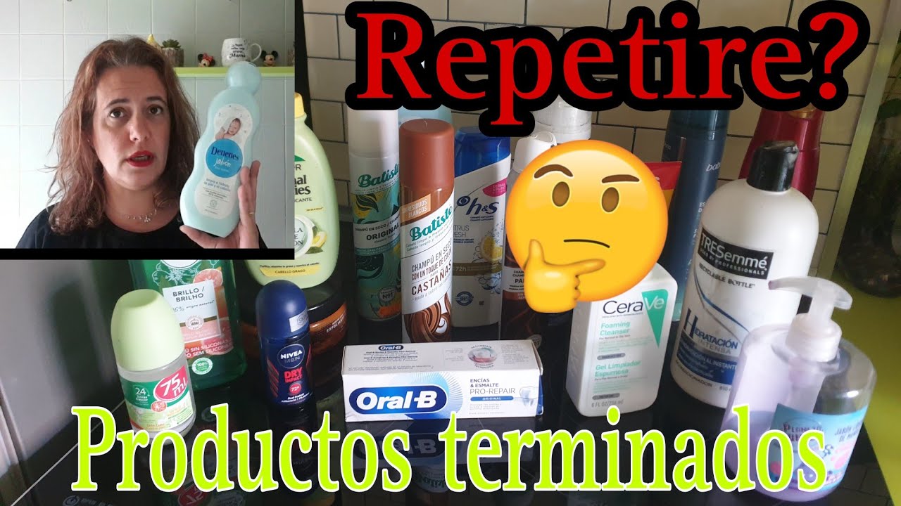 🧼PRODUCTOS TERMINADOS 🧼Higiene// Este NO!! ♻️ Repetire?