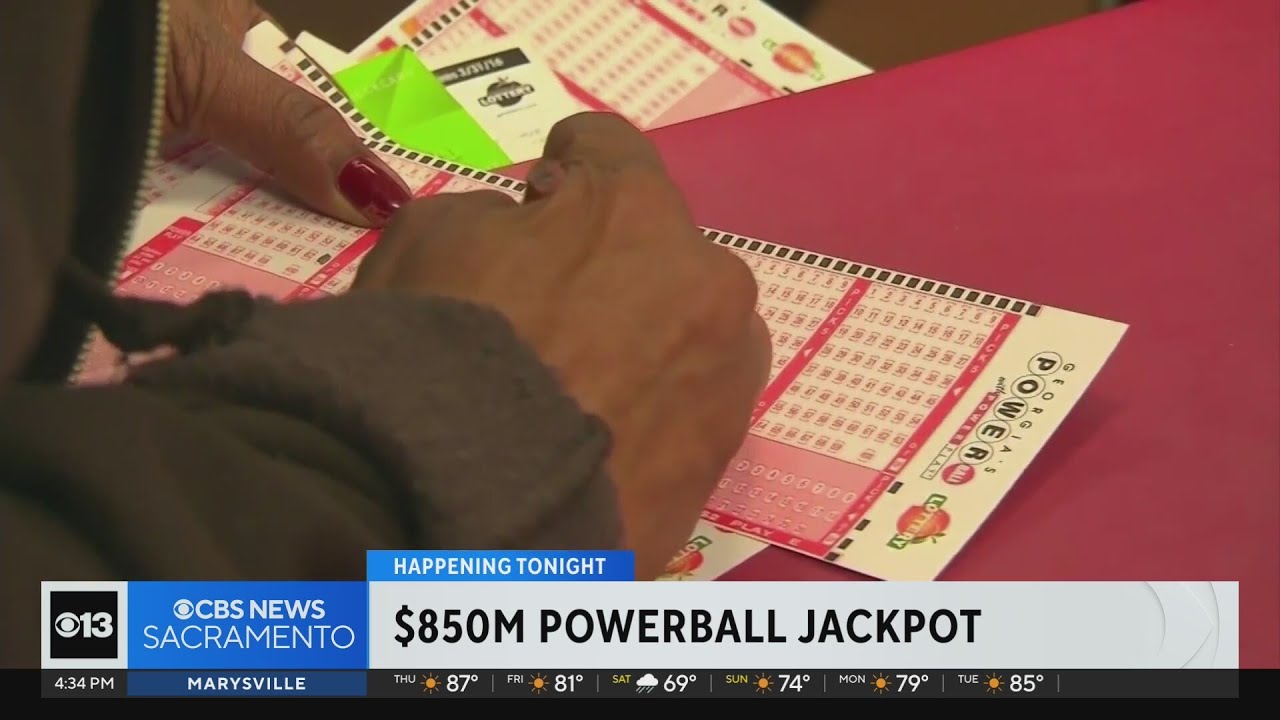 Wednesday's Powerball jackpot swells to $850 million