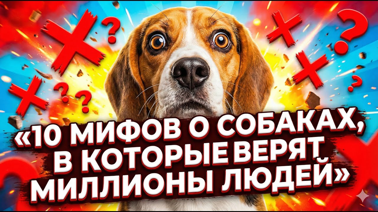 🐕 10 мифов о собаках, в которые верят миллионы людей 🐶