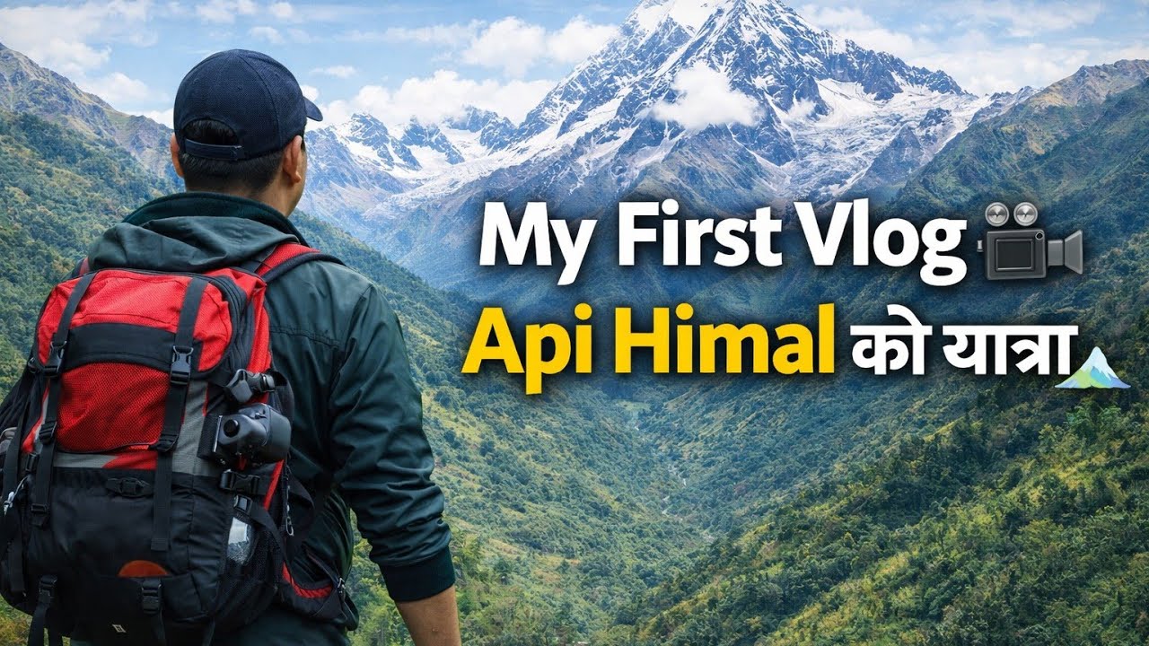 My First Vlog | Api Himal Tirako Yatra 🏔️ | मेरो पहिलो भ्लग