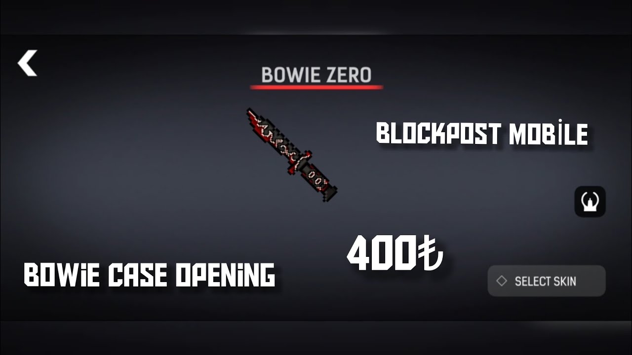 Bowie CASE OPENING ONE PART (Tek bölüm)400₺