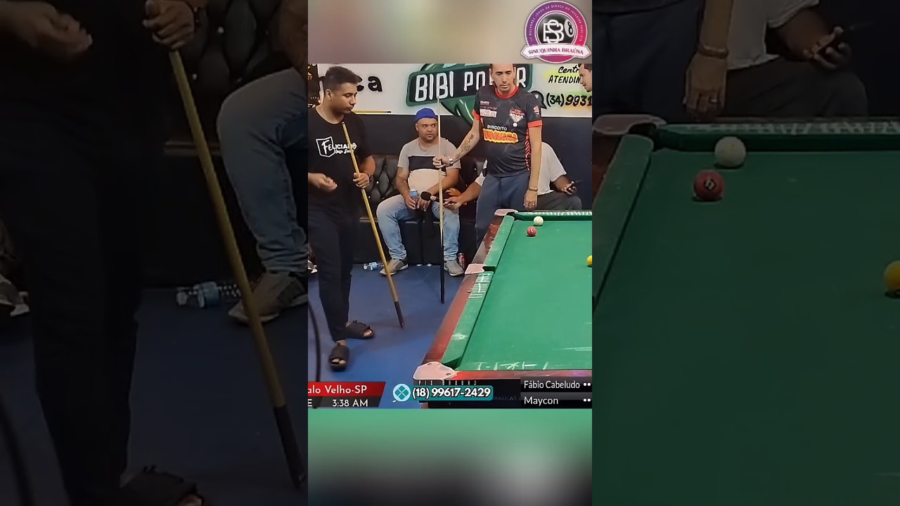 Tomou a partida. #sinucaaovivo #pool #billiards #sinuca #snooker #g1