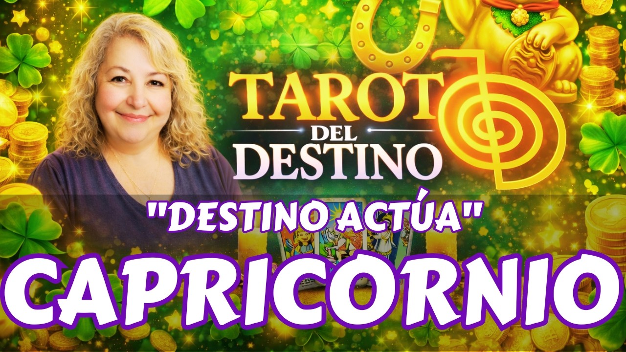 CAPRICORNIO ♑ EL DESTINO TE CRUZA CON ALGUIEN… LLEGA LA SUERTE | Tarot del Destino #capricornio