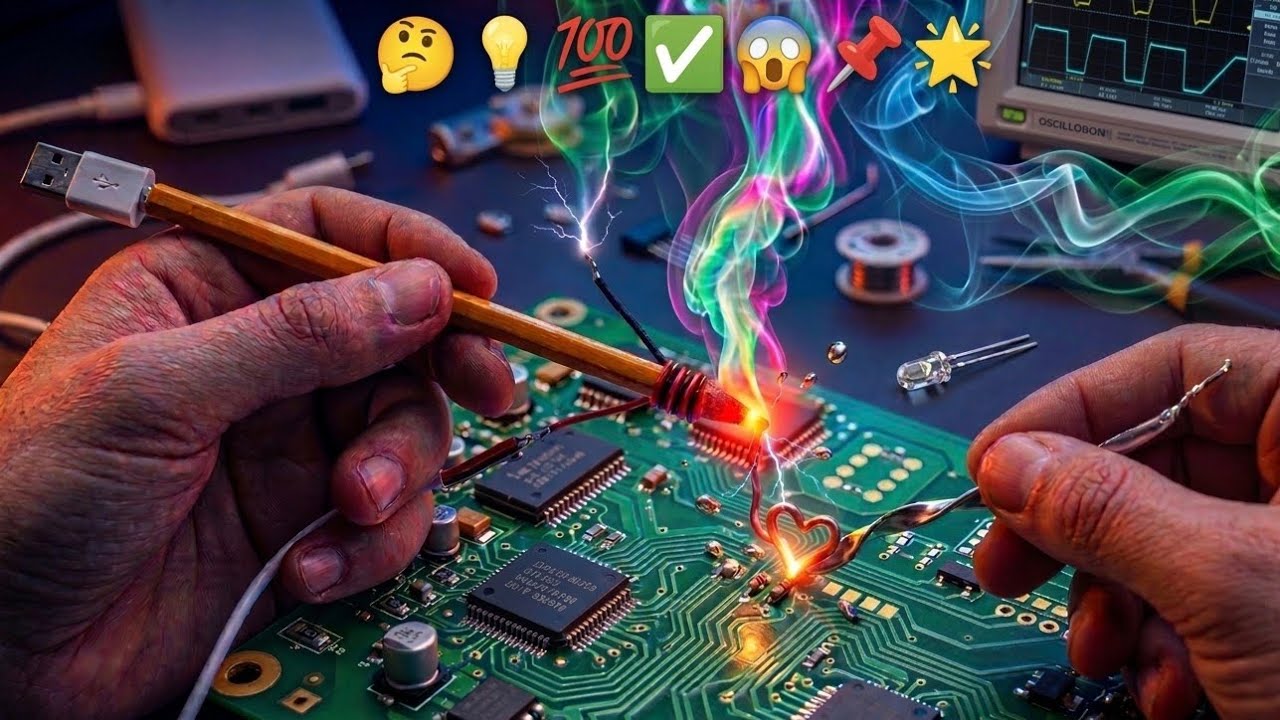 THE INVENTION OF MY LIFE! 🤯 REPAIRING CIRCUIT WITH A PENCIL!