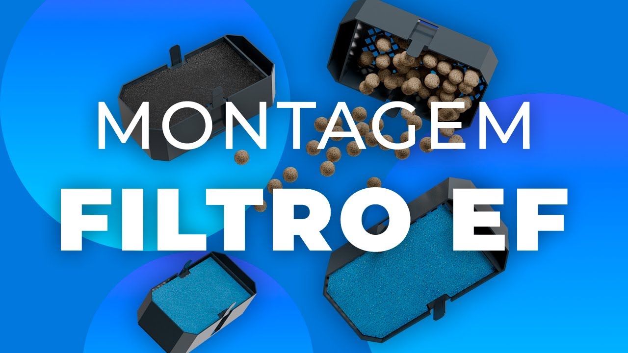 MONTAGEM do filtro MINI CANISTER EF #aquarium #peixe #filtros #canister