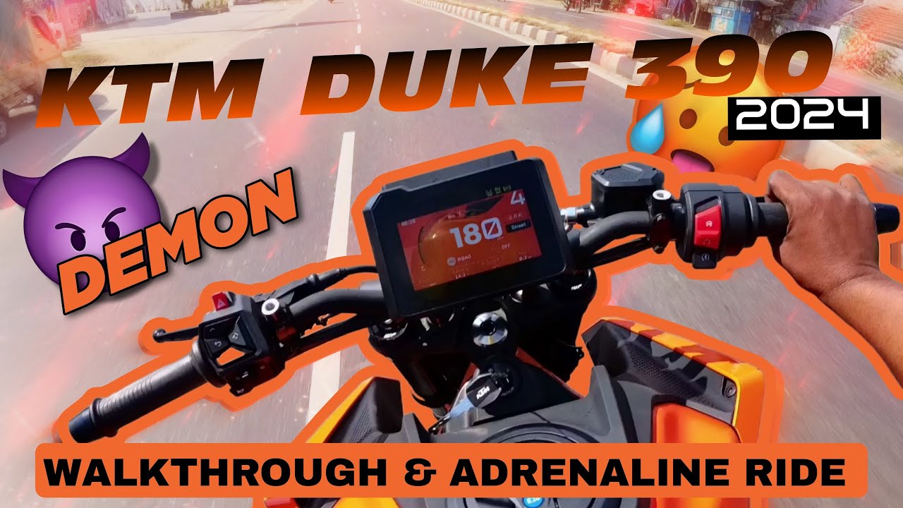 2024 Ktm duke 390||first ride in tamilnadu|| What a bike it is|| the single cylinder monster|🥵💥💛|