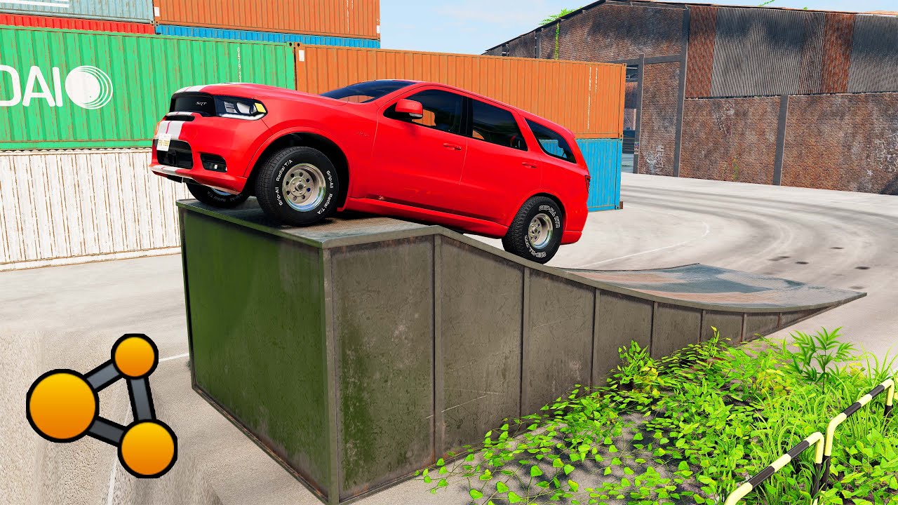 Cars vs Square Pit #8 – Mega Ramp Straight Into Square Pit | Speedy Gamerz