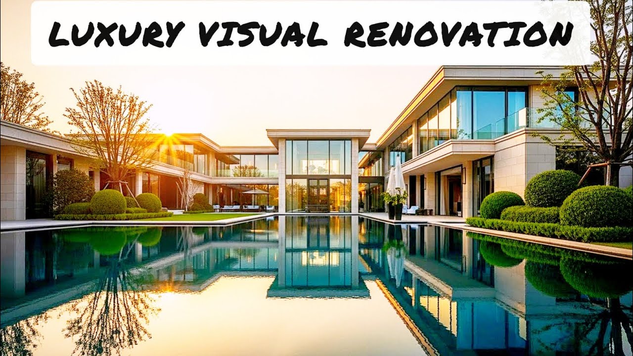 Inside a Luxury Mansion Calm & Relaxing Ambience#VisualRenovation #LuxuryMansion #CinematicAmbience