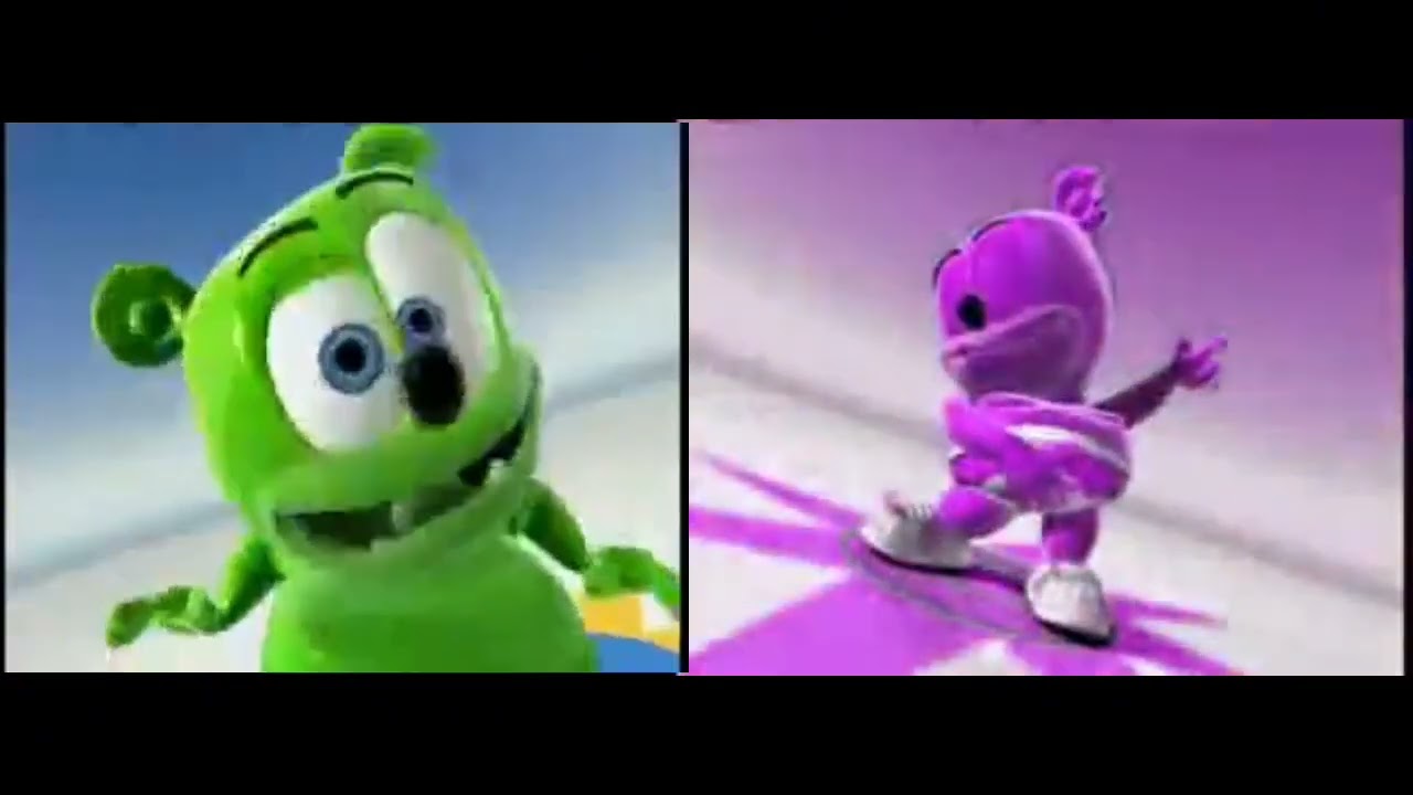 Ich bin dein Gummibär normal and rainbow