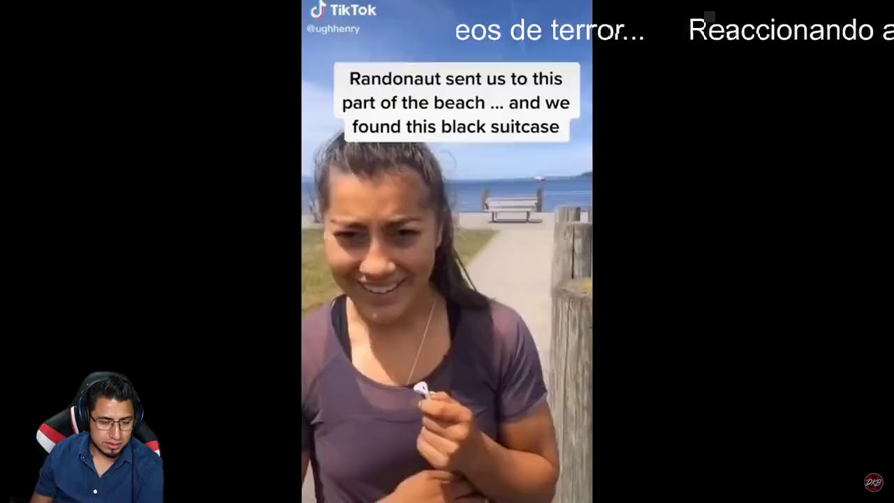 Fedelobo reacciona a videos muy de terror